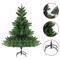 vidaXL Artificial Christmas Tree Green PE, Steel 70.9 in Collapsible